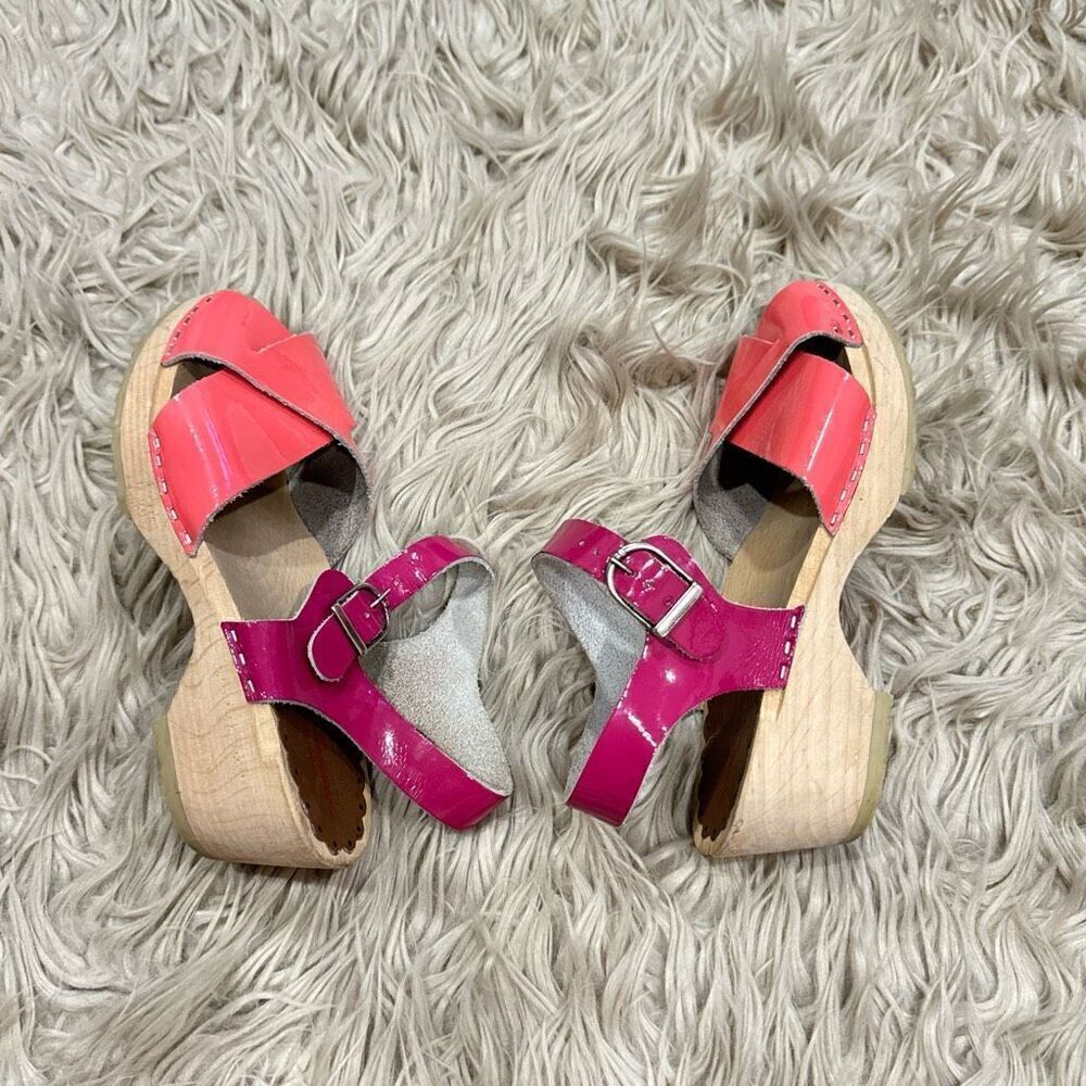 Hanna Andersson wooden sandals size 36 (US 6)